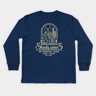 Shady pines retirement home, golden girls Kids Long Sleeve T-Shirt